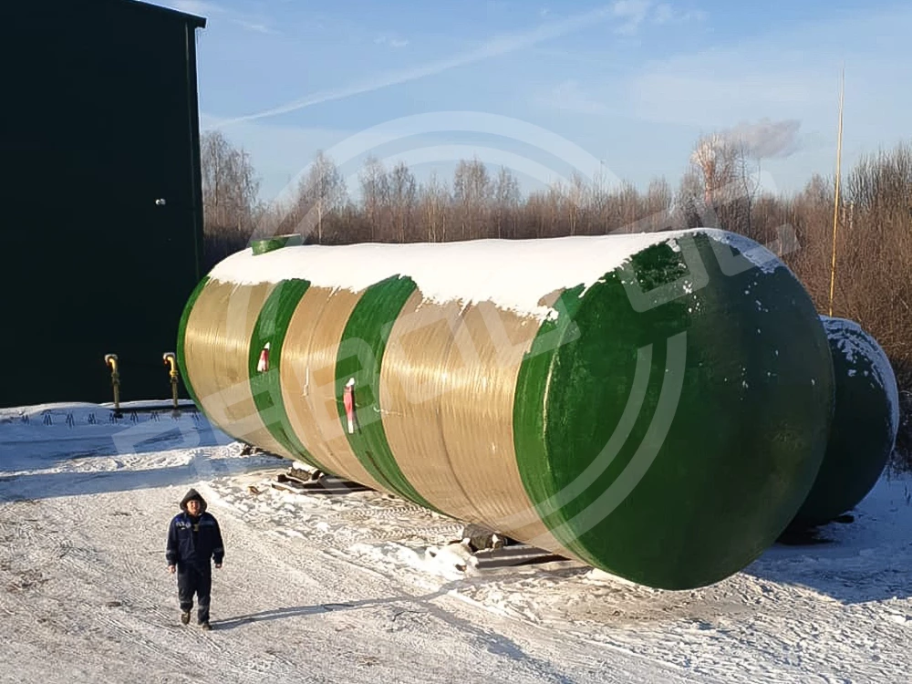 Стеклопластиковые горизонтальные ёмкости